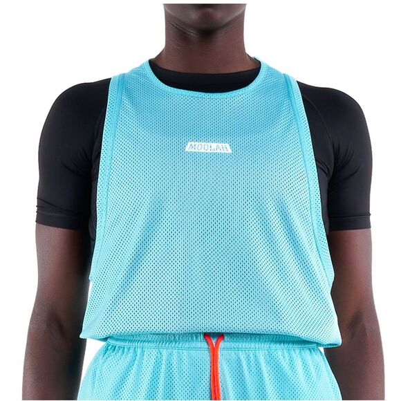 Moolah Kicks Women's Reversable Mesh Jersey Aqua/Red size XXL NWT - Picture 1 of 10